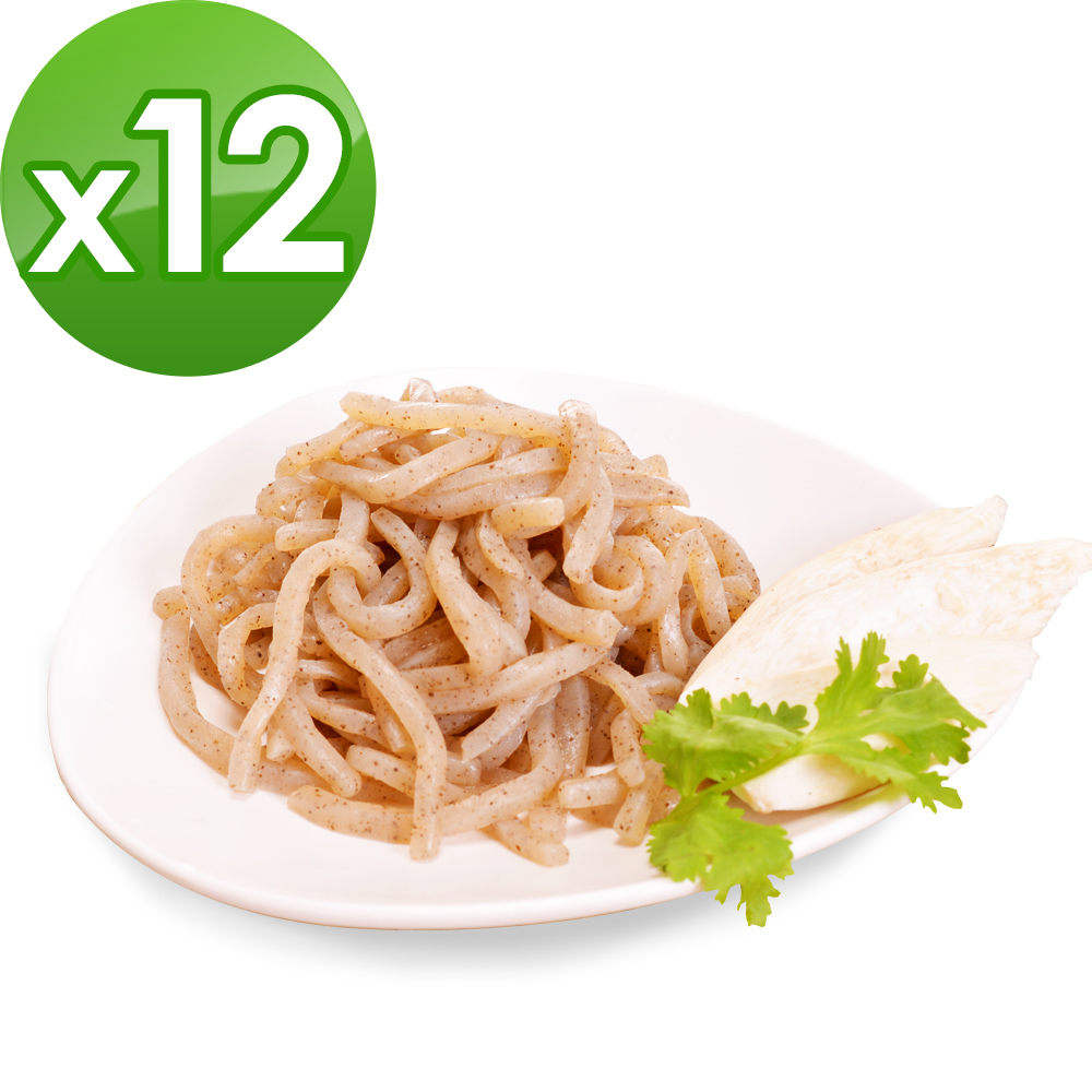 【A Beauty Girl】低卡蒟蒻麵 海藻烏龍(210g/包,共12包)