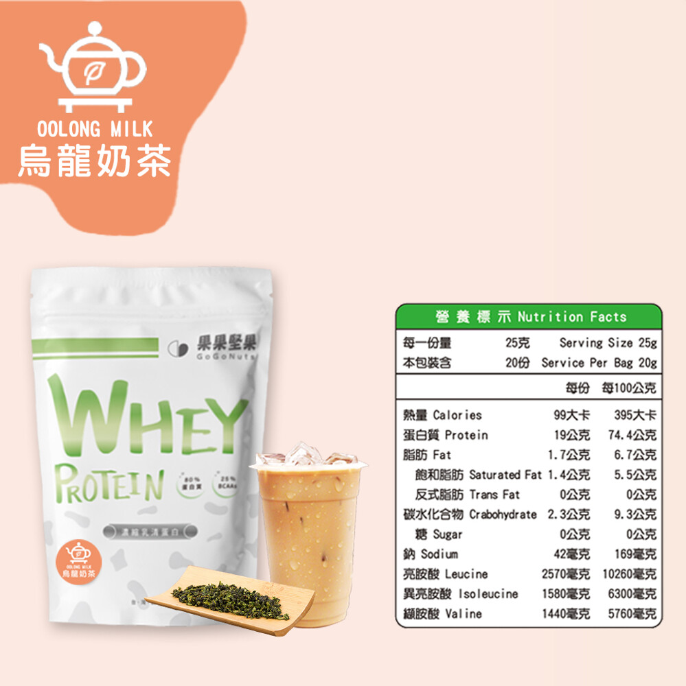 ◆商品名稱：【果果堅果】乳清蛋白飲(500g/包) ◆商品成分：乳清蛋白 ◆商品容量：500g/包 ◆食用方式：內附湯匙(約10公克)5湯匙，加入250毫升溫冷開水或牛奶攪拌均勻後飲用。 ◆保存方式：