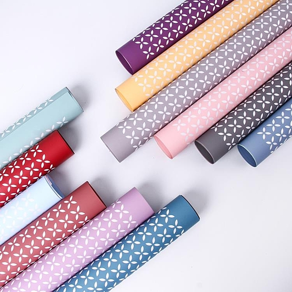 七夕印花小米歐雅紙雙色韓式鮮花花束花藝包裝紙材料玫瑰花韓菲紙