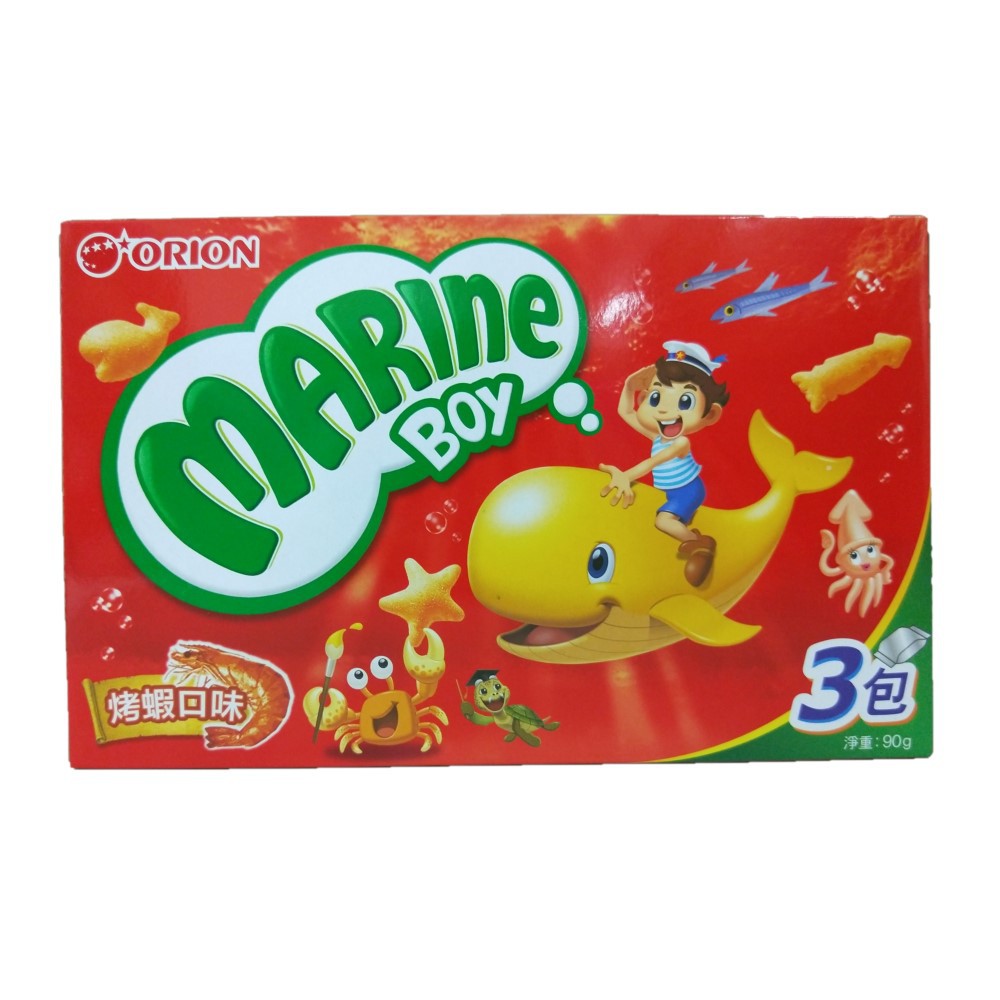 【ORION】 好多魚烤蝦味餅乾 (90g/盒)