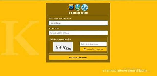 Cara Bayar Pajak Kendaraan Online Di Jawa Timur Melalui E Samsat Jatim Kontan Co Id Line Today