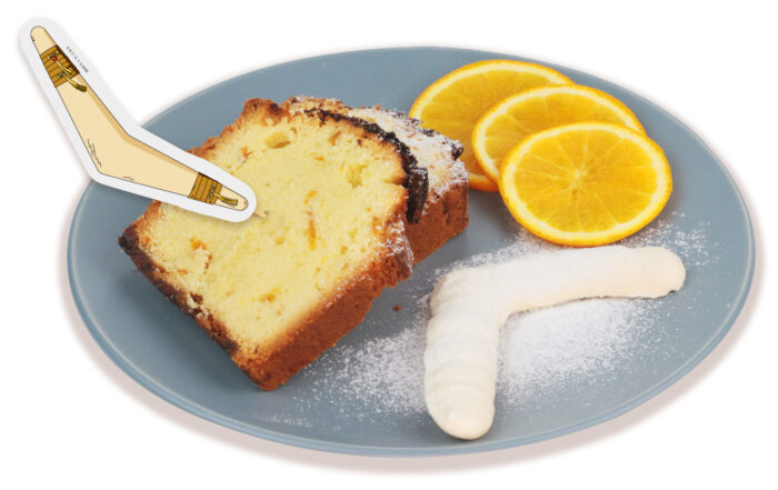 甜點_珊瑚的君度柳橙磅蛋糕