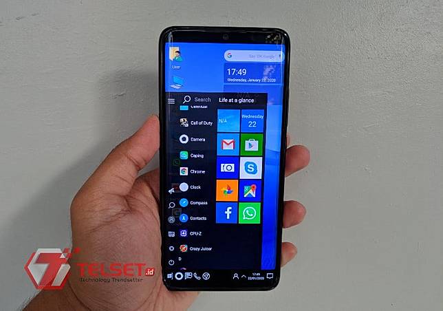 Mengubah sistem android menjadi windows