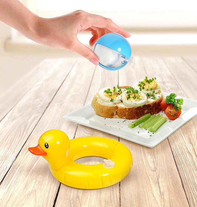hoobbe 鴨子游泳圈胡椒瓶 / 鹽瓶