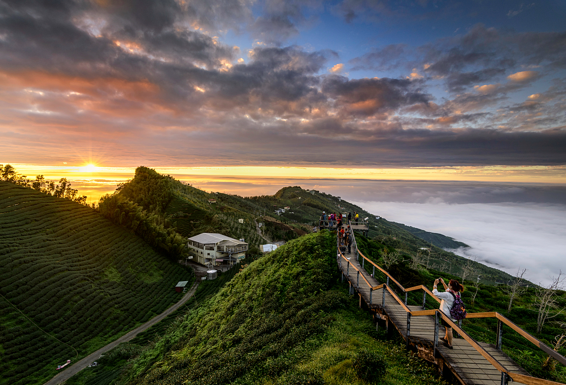圖片來源/隙頂二延平步道觀雲平台-LINE熱點用戶