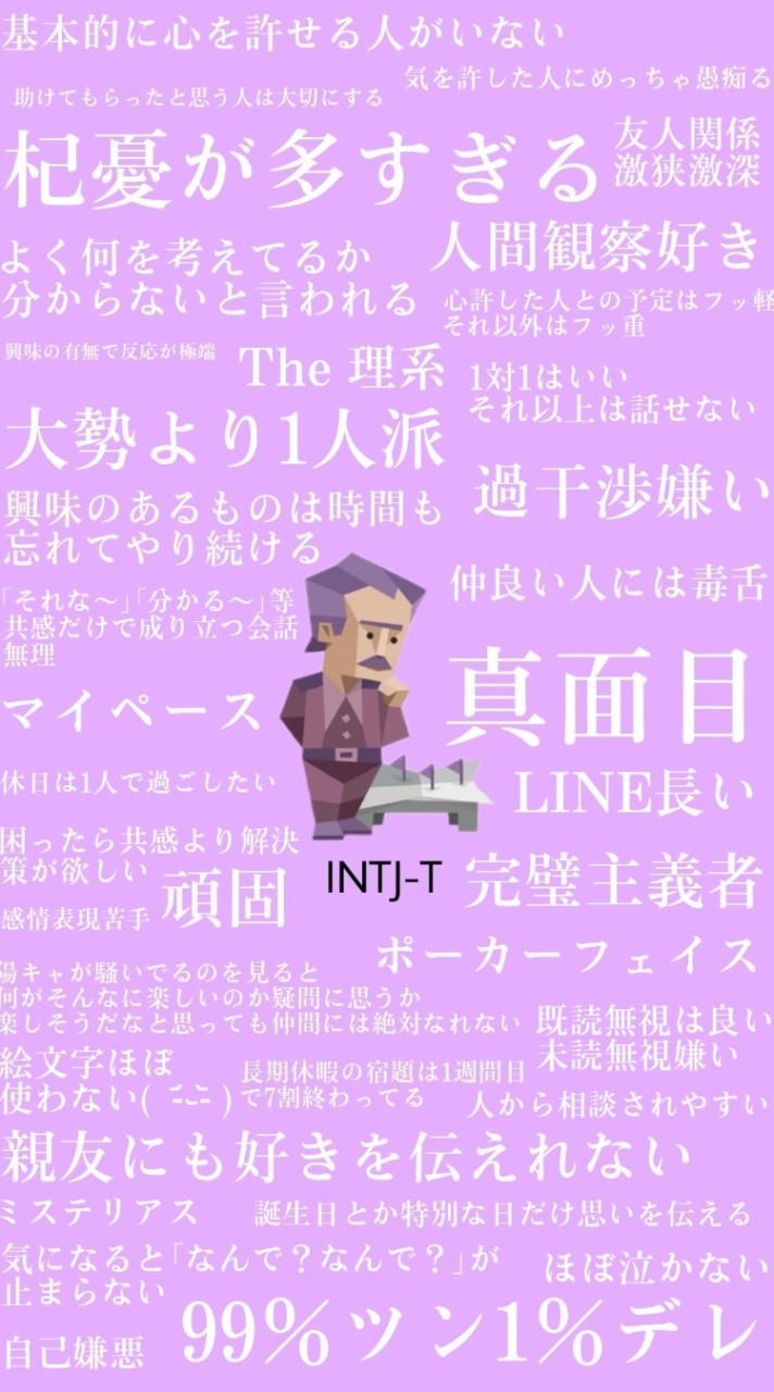 INTJ女(主)になんか質問ある？