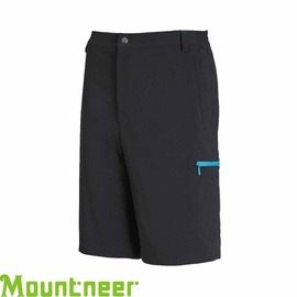 【Mountneer 山林 男 彈性抗UV短褲 深灰】21S71/休閒短褲/登山/休閒褲/吸濕排汗★滿額送