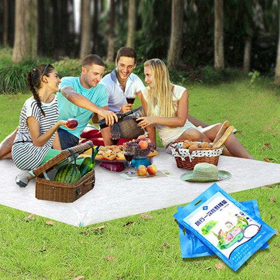 沙灘巾 帳篷墊 野餐墊 旅遊便攜 拋棄式 桌布 防潮墊 露營 戶外 一次性野餐墊(1入)【Z113】慢思行