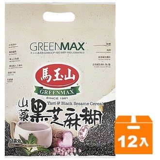馬玉山 山藥黑芝麻糊 35g (12入)x12袋/箱【康鄰超市】