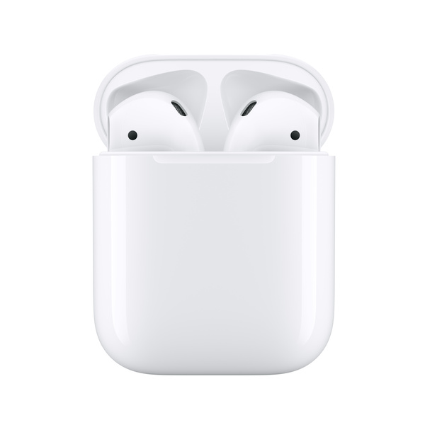 全新 AirPods 重新詮釋無線耳機的使用體驗，只要從充電盒中取出，就能立即搭配你的 iPhone、Apple Watch、iPad 或 Mac 使用。輕點一下就可完成設定，AirPods 就是那麼