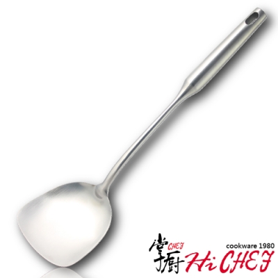 SUS304不繡鋼 細膩品質 中空斷熱手柄 溫潤手感 簡約生活 優雅線條 一體式柄身 好清洗 大面積鏟面 好翻炒