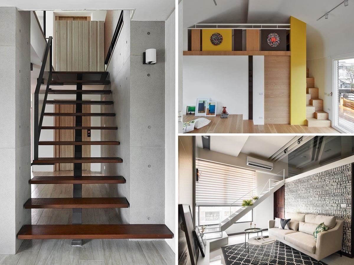 樓梯是連接兩個有高低落差的空間橋樑，雖只是兩個具有