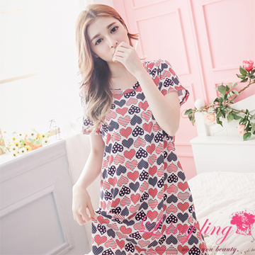 適穿胸圍32~50吋S~7L★美式插畫風格★可愛不失甜美★放心享受私密時光