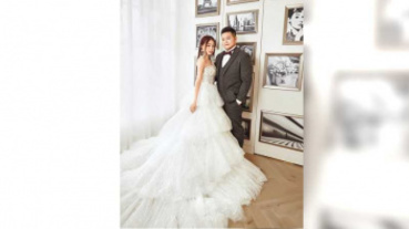 丫頭披30萬禮服拍婚紗 林志玲御用攝影師操刀