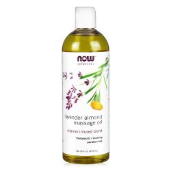 NOW 薰衣草杏仁按摩油(16oz/473ml) Lavender Almond Massage Oil