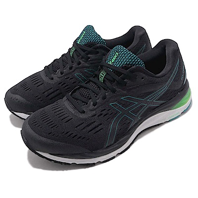 品牌: ASICS型號: 1011A013003品名: Gel Cumulus 20 4E Extra Wide配色: 黑色 綠色特點: 亞瑟士 FlyteFoam 超寬楦 亞瑟膠