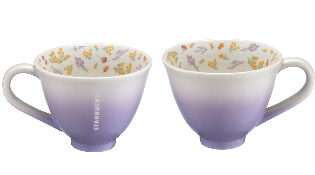 星巴克花草日記馬克杯，售價550元