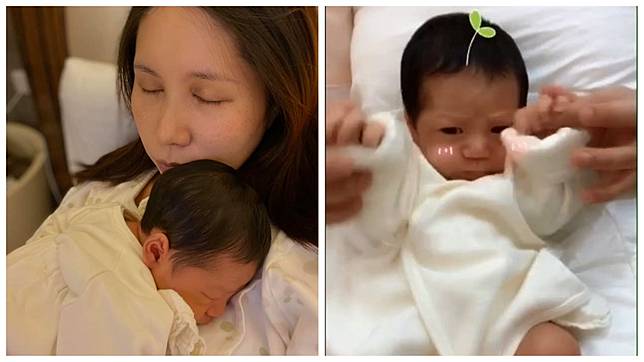 余祥銓日前分享了一段二姊余苑綺抱著兒子跳舞的影片，不少人都留言替余苑綺打氣。(圖／翻攝自余苑綺和余祥銓臉書)