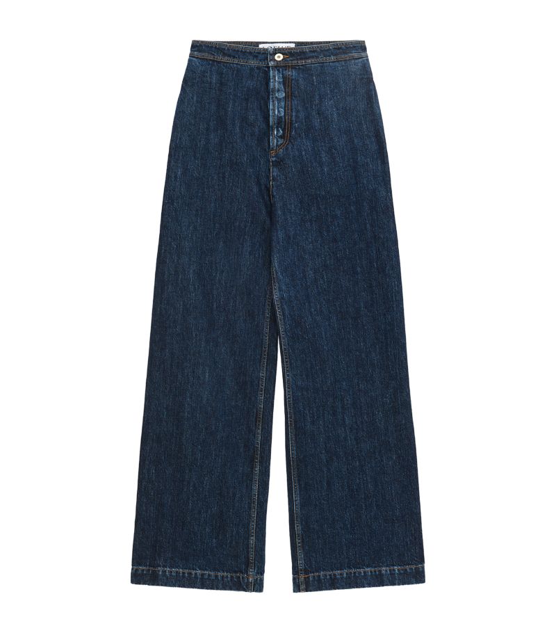 Loewe High-Rise Wide-Leg Jeans