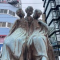 実際訪問したユーザーが直接撮影して投稿した中洲銅像三人舞妓の写真