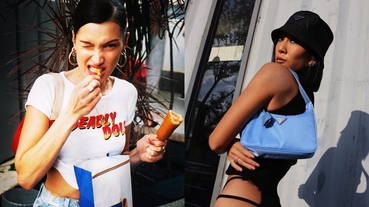 「腋下包」當紅，Bella Hadid、歐陽娜娜、莫莉、李函乖乖背！腋下不快點夾一顆，別說你時尚