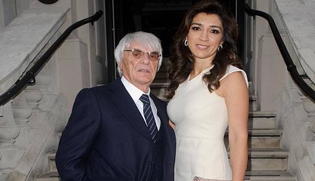 Bernie Ecclestone dan Fabiana Flosi dikaruniai anak laki-laki yang diberi nama Ace. (Foto: The Sun)