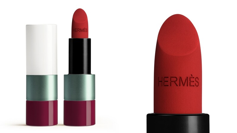 Hermes愛馬仕ROUGE HERMÈ 2022秋冬限量唇膏(#Rouge Feu烈焰紅)3.5g，NT2,600