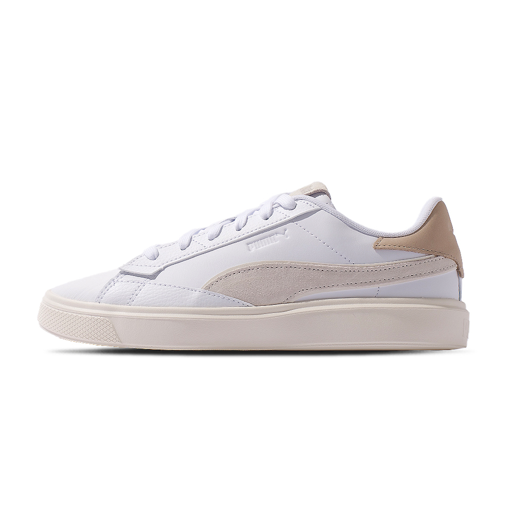 Puma Lajla PRM Wns 女 白色 奶茶色 厚底 皮革 小白鞋 休閒鞋 39310301