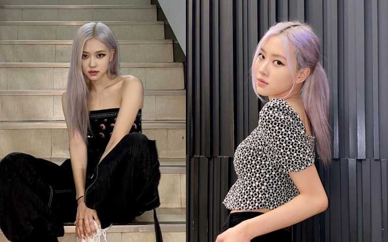 Rose銀紫色的髮色上人為之驚艷（圖／翻攝自IG）