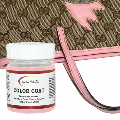 皮革魔法師-名牌專屬皮革環保染料 35ml【GUCCI粉紅色】