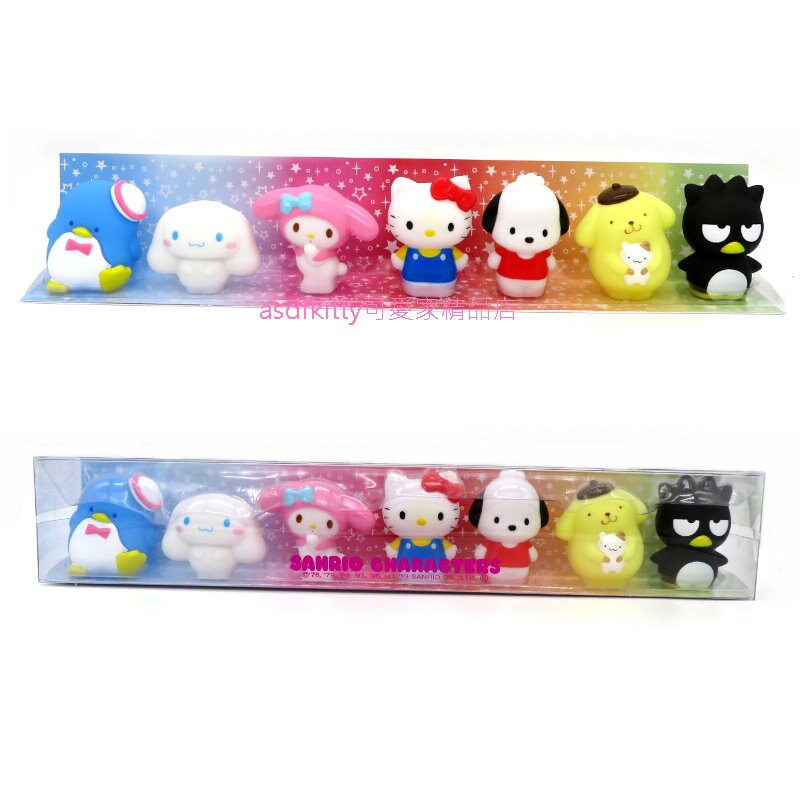 asdfkitty*三麗鷗家族造型玩偶/公仔擺飾品/裝飾品-KITTY.美樂蒂.布丁狗.酷企鵝.大耳狗.帕洽狗.山姆企鵝