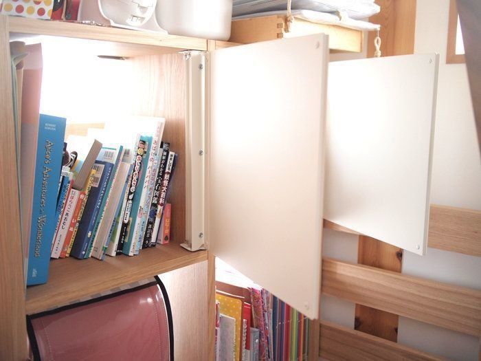 無印良品のスタッキングシェルフに扉があるって知ってた!?（サンキュ！）