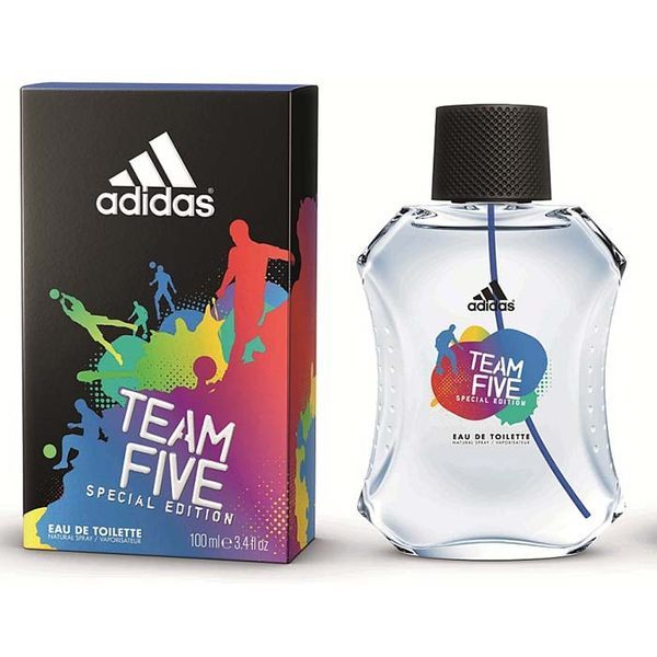 【送禮首選】adidas愛迪達 絕對無敵TEAM FIVE(五人團隊)運動男性香水-100ml [48176]