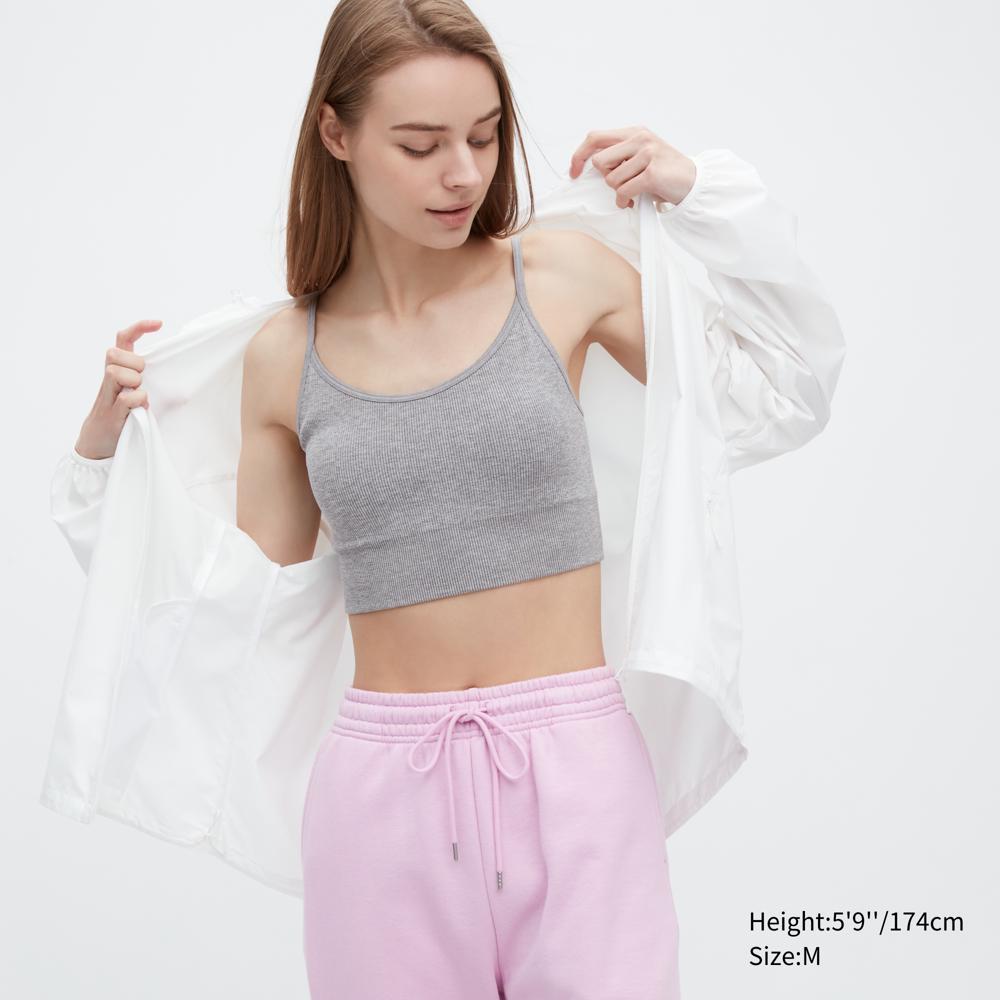 無縫短版BRATOP細肩帶背心