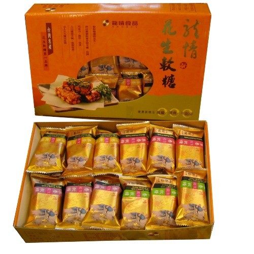 龍情花生軟糖30入-不黏牙的新一代製法，是全家大小都適吃的零嘴