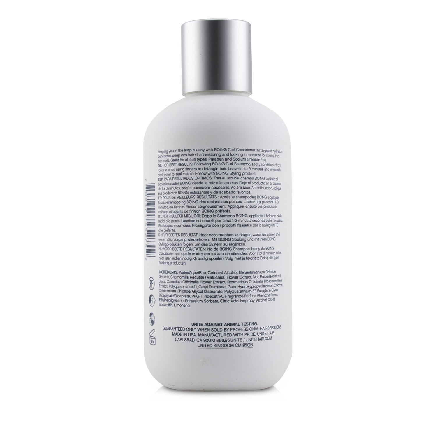 Unite 捲髮潤髮乳BOING Curl Conditioner(滋潤平衡) 236ml/8oz