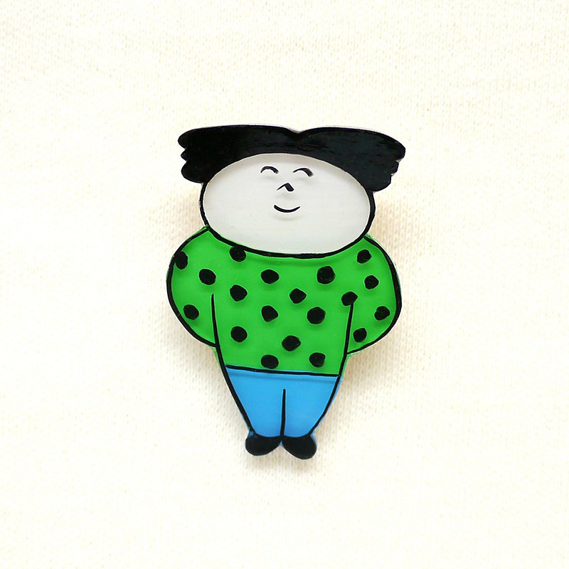 獨特的手工胸針，配以寬鬆的插圖，讓您感到不舒服。它的產生是出於渴望享受休閒插圖的樂趣，這會讓您感到明亮。