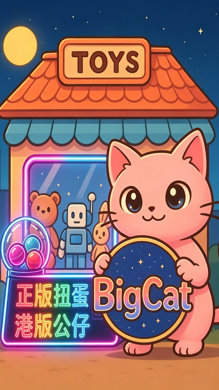BigCat 港版公仔x正版扭蛋😸