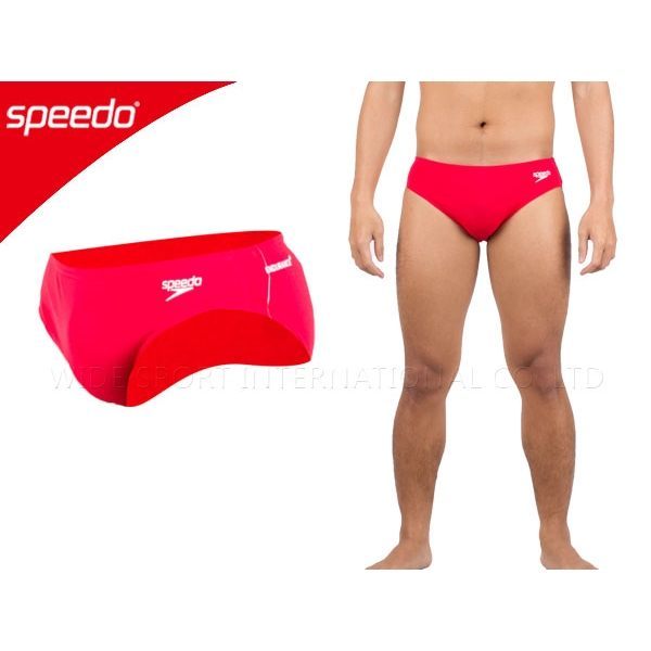 SPEEDO 男三角泳褲(競賽 游泳 SPA 抗氯