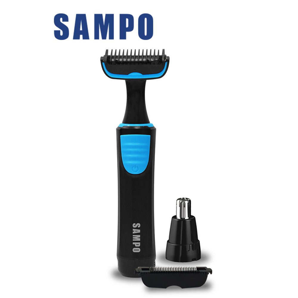 賣場輸入折價卷「SALE0901」滿千折百買越多折越多 結帳前可以先看賣場首頁有甚麼折價卷可以使用唷~~ 全機可水洗 精工刀刃 不傷肌膚 3mm定長梳 附鼻毛刀頭商品規格1.型號：聲寶男士電動除毛刀 