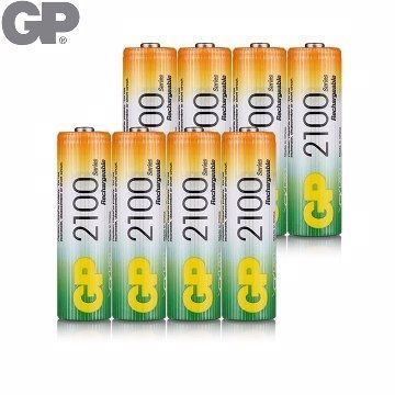 {光華新天地創意電子}GP低自放鎳氫充電池3號2100mAh (8入超值包)(BAT-GPB-2100AA-C8) 喔!看呢來