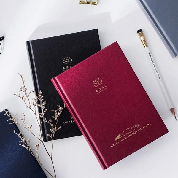 365毒湯日記筆記本韓國創意彩頁插畫記事本個性手賬本A5日程本子