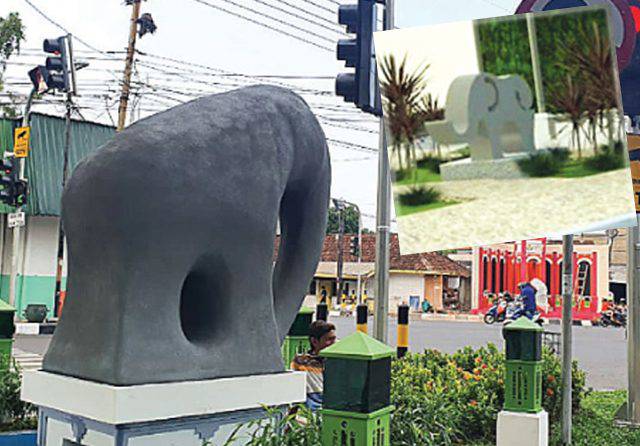 Dianggap Lucu Desain Gajah Mungkur Rp 1 Miliar Urusan Pemkab Gresik