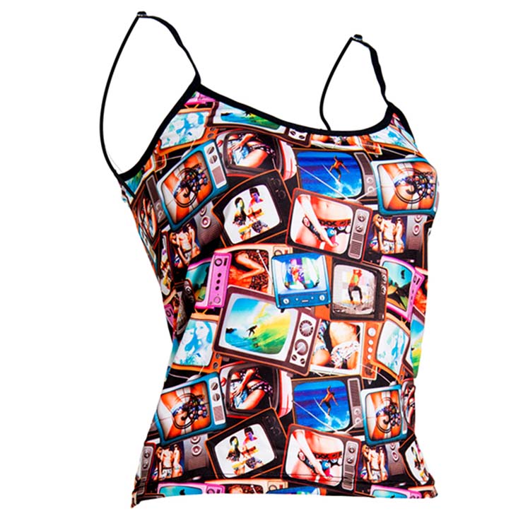 ★服飾↘５折★WAXX 電視特輯高質感吸濕排汗細肩帶背心，131WA-WT21116，專業運動品牌