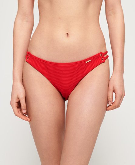 Superdry women's Alice textured cupped bikini bottoms. Make a splash this season in the Alice bikini