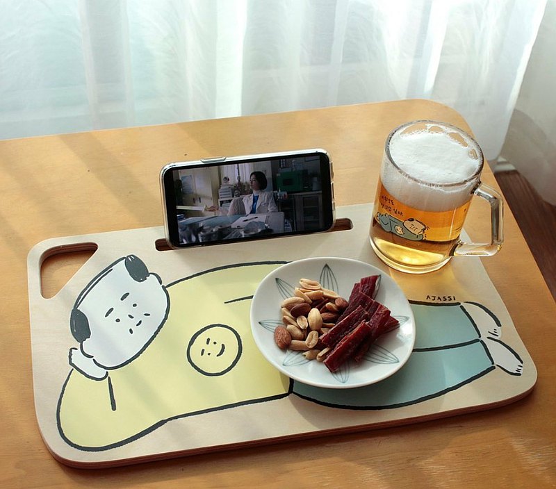 大叔與他的好朋友 生活托盤