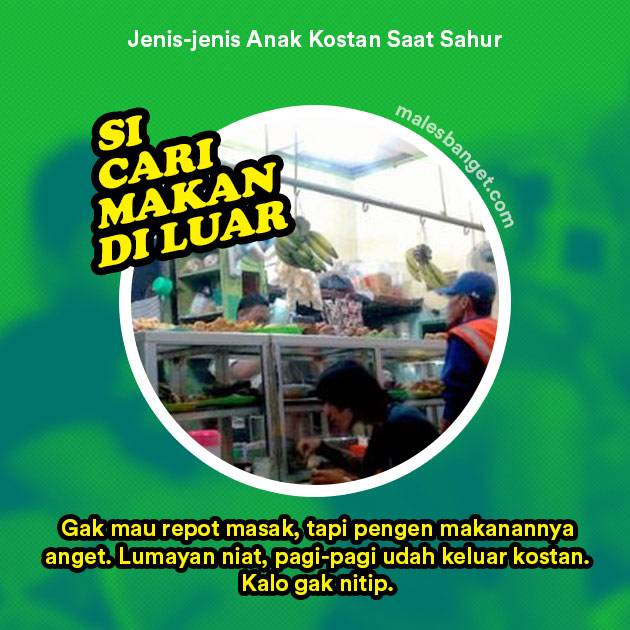 Mager masak tapi gak mager keluar