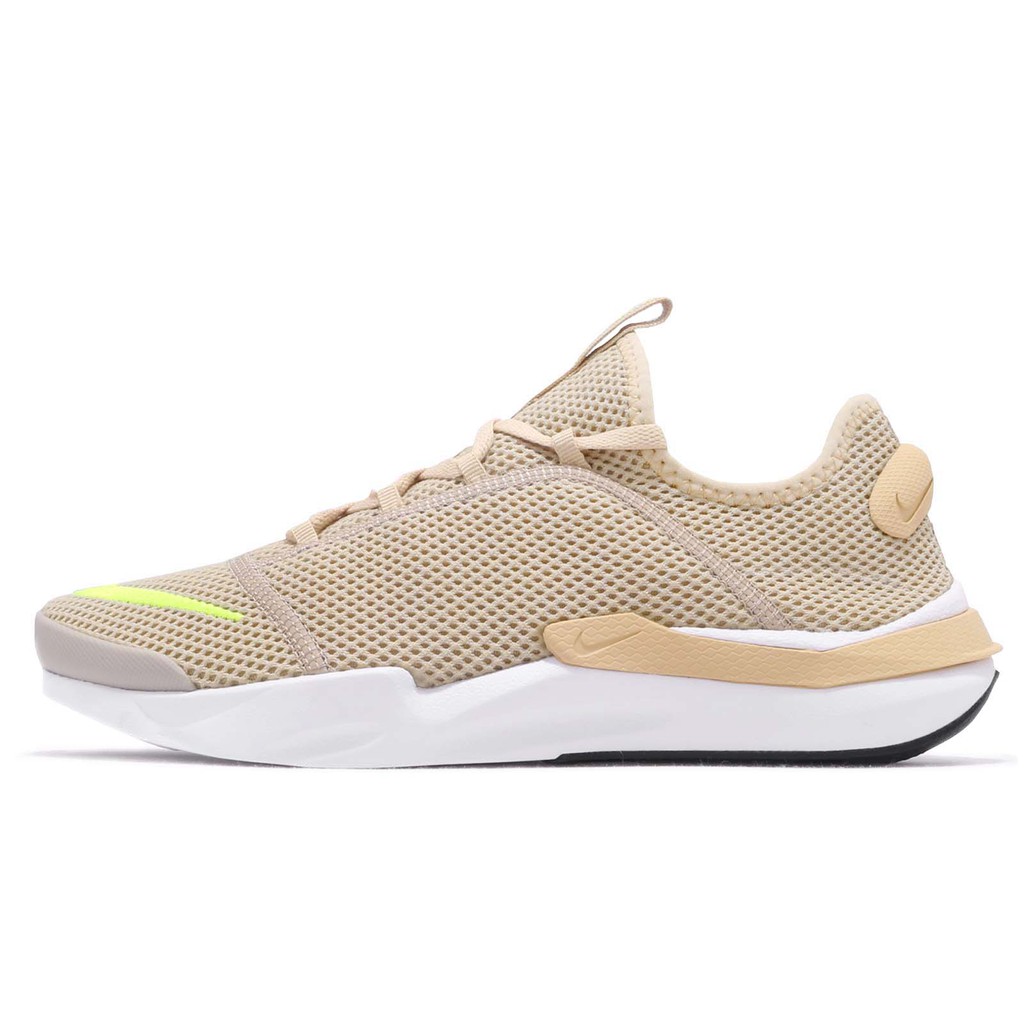 Nike 慢跑鞋 Shift One SE 卡其 黃 白 襪套式 男鞋 運動鞋 AO1734-200 【ACS】