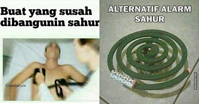 11 Meme lucu alarm sahur nggak biasa ini bikin tepuk jidat