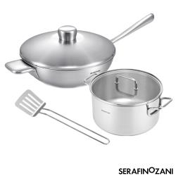 SERAFINOZANI義大利IHC恆溫炒鍋32CM(S)(35)